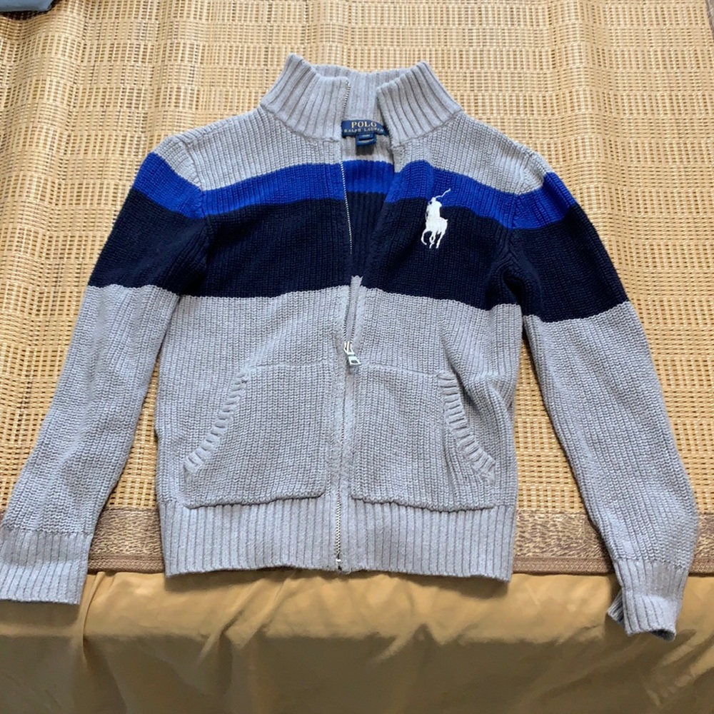 Polo Ralph Lauren full zip sweater boys S size 8